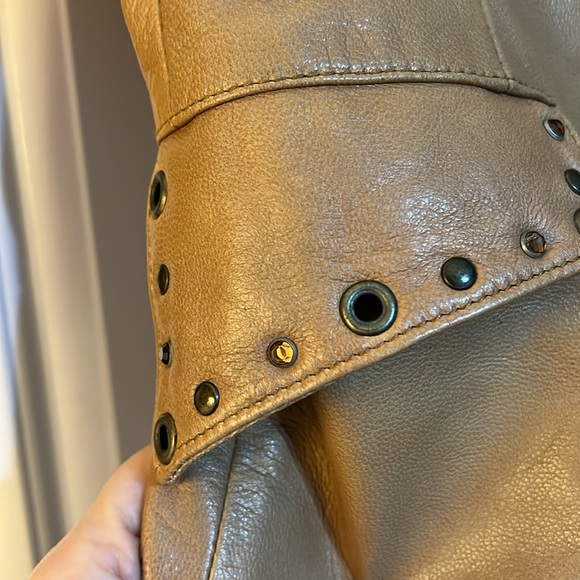 EREZ Vera Pelle studied leather jacket made in Italy - Picture 2 of 6